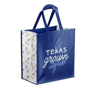 TEXAS GROWN  Bluebonnet Reusable Shopping Bag